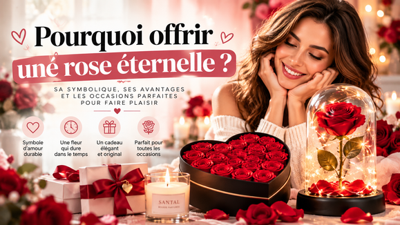 Pourquoi offrir une rose éternelle ?