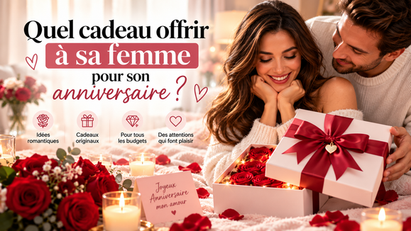 Quel cadeau offrir à sa femme pour son anniversaire ?