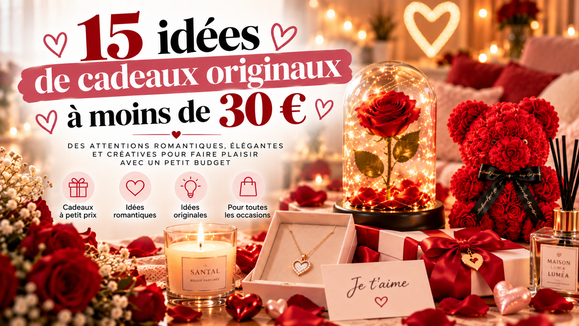 Personnaliser un cadeau à moins de 30 € : 15 idées simples