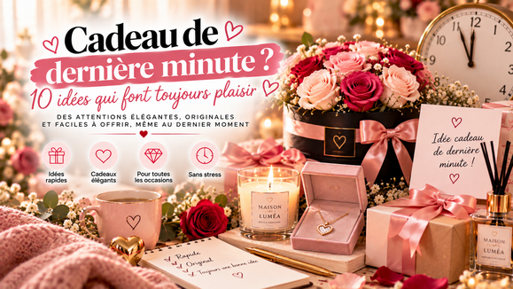 Cadeau de dernière minute : 10 idées qui font toujours plaisir
