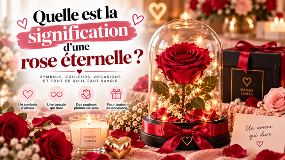 Quelle est la signification d’une rose éternelle ?