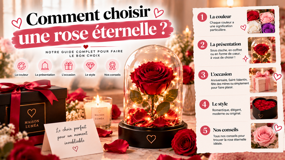 Rose éternelle : comment bien la choisir ?