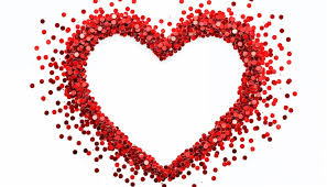 Cœur rouge formé de petits points symbolisant l’amour et la Saint-Valentin. cadeaux de dernière minute pour la Saint-Valentin