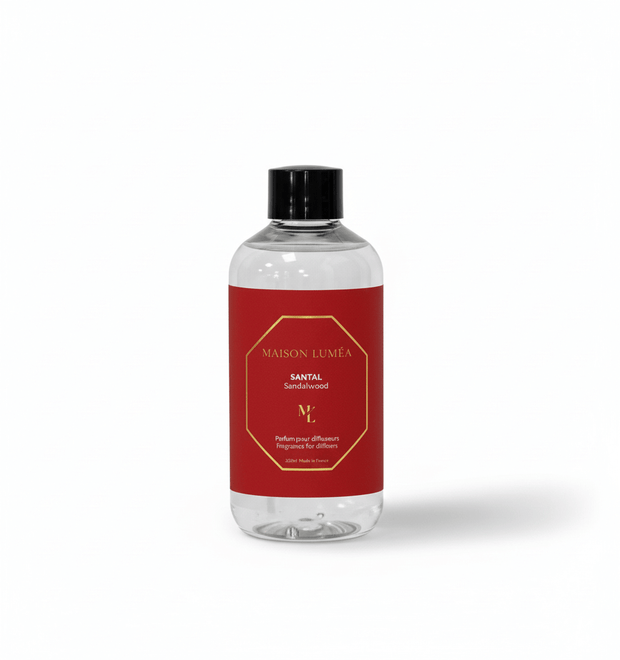 Diffuseur de parfum à bâtons Maison Luméa, flacon élégant, parfum de Grasse, fabrication française. Parfum pour diffuseurs