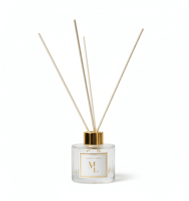 Diffuseur de parfum à bâtons Maison Luméa – élégant et design. Diffuseur à bâtons aromatique  Maison Luméa