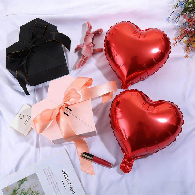 Ballon en forme de cœur rouge 25 cm pour cadeau romantique
