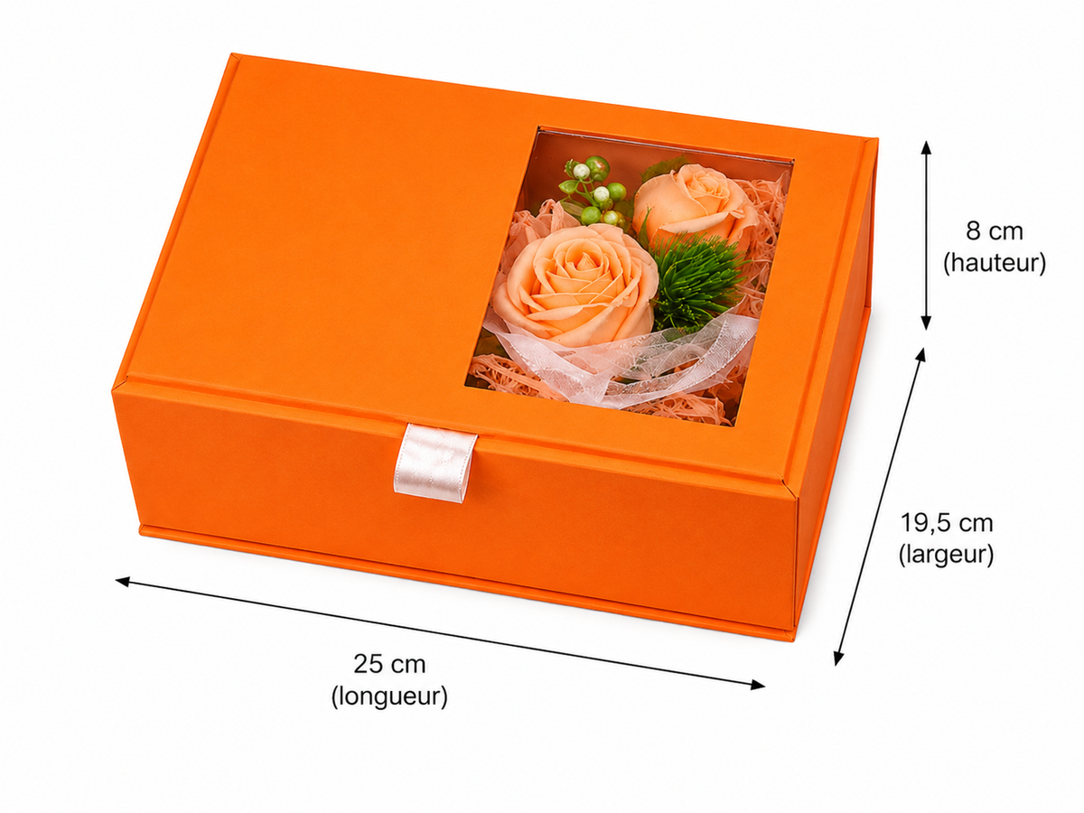 Coffret Cadeau Élégance Rose Éternelle Ivoire & Diffuseur Aromatique