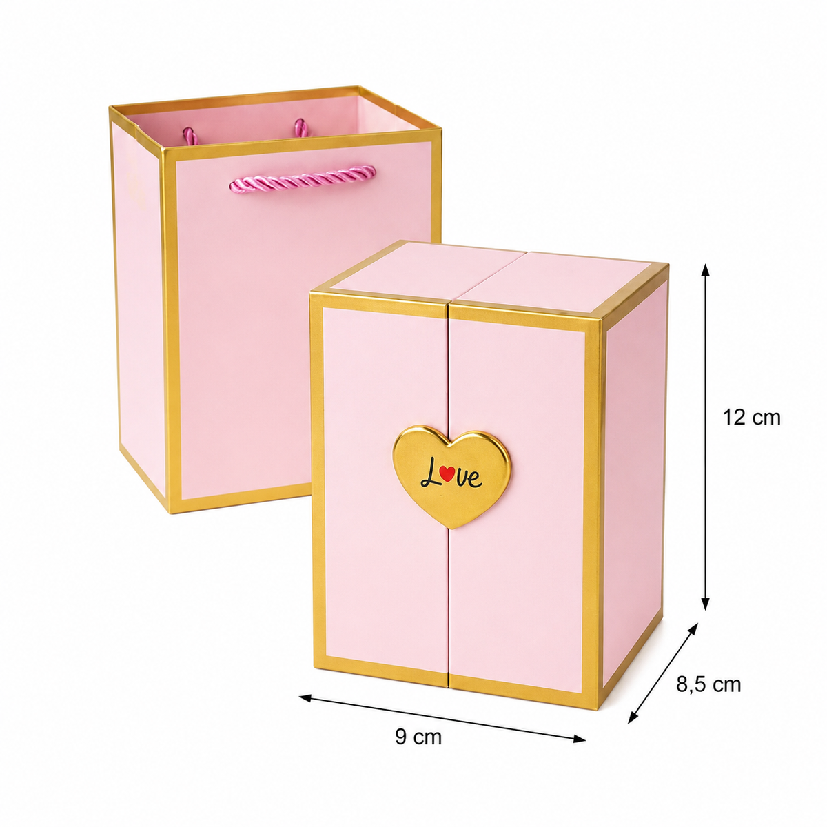 Coffret Cadeau Romantique Ourson Fleuri