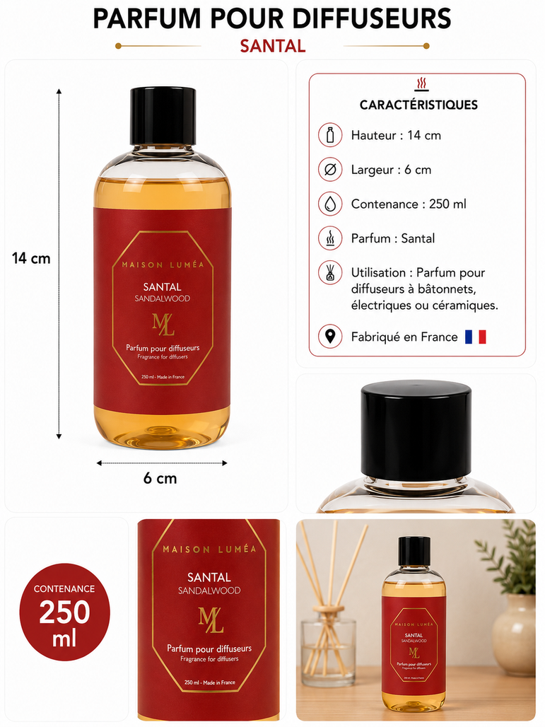 Parfum pour diffuseurs - SANTAL