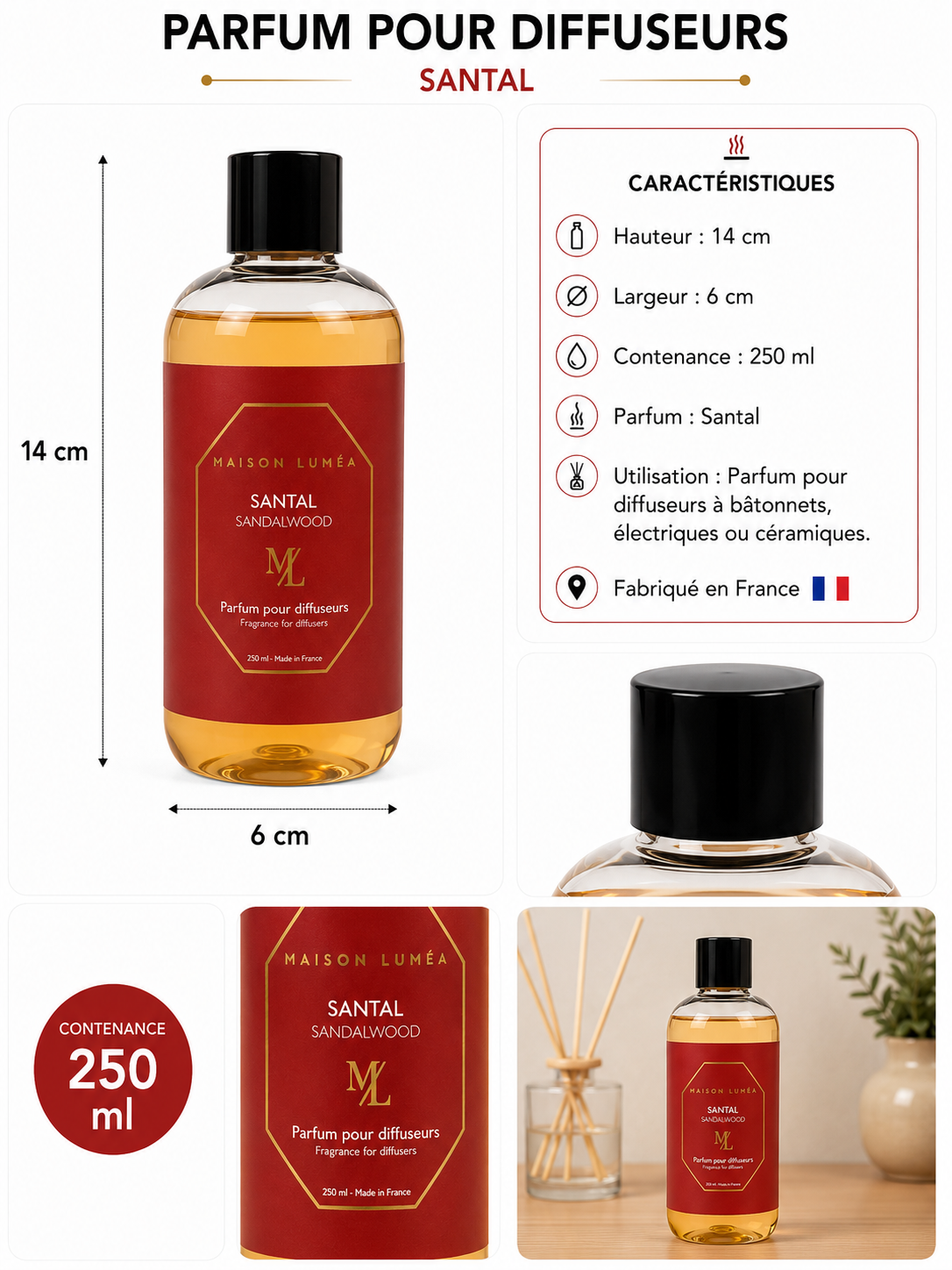 Parfum pour diffuseurs - SANTAL