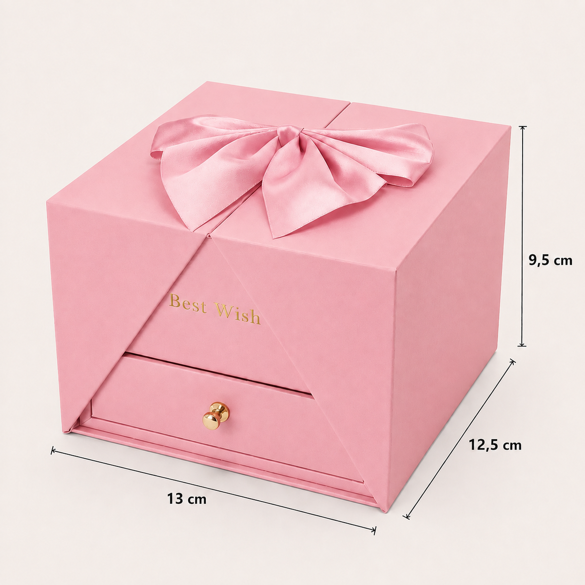 Coffret Roses Éternelles avec Tiroir Surprise – Cadeau Romantique