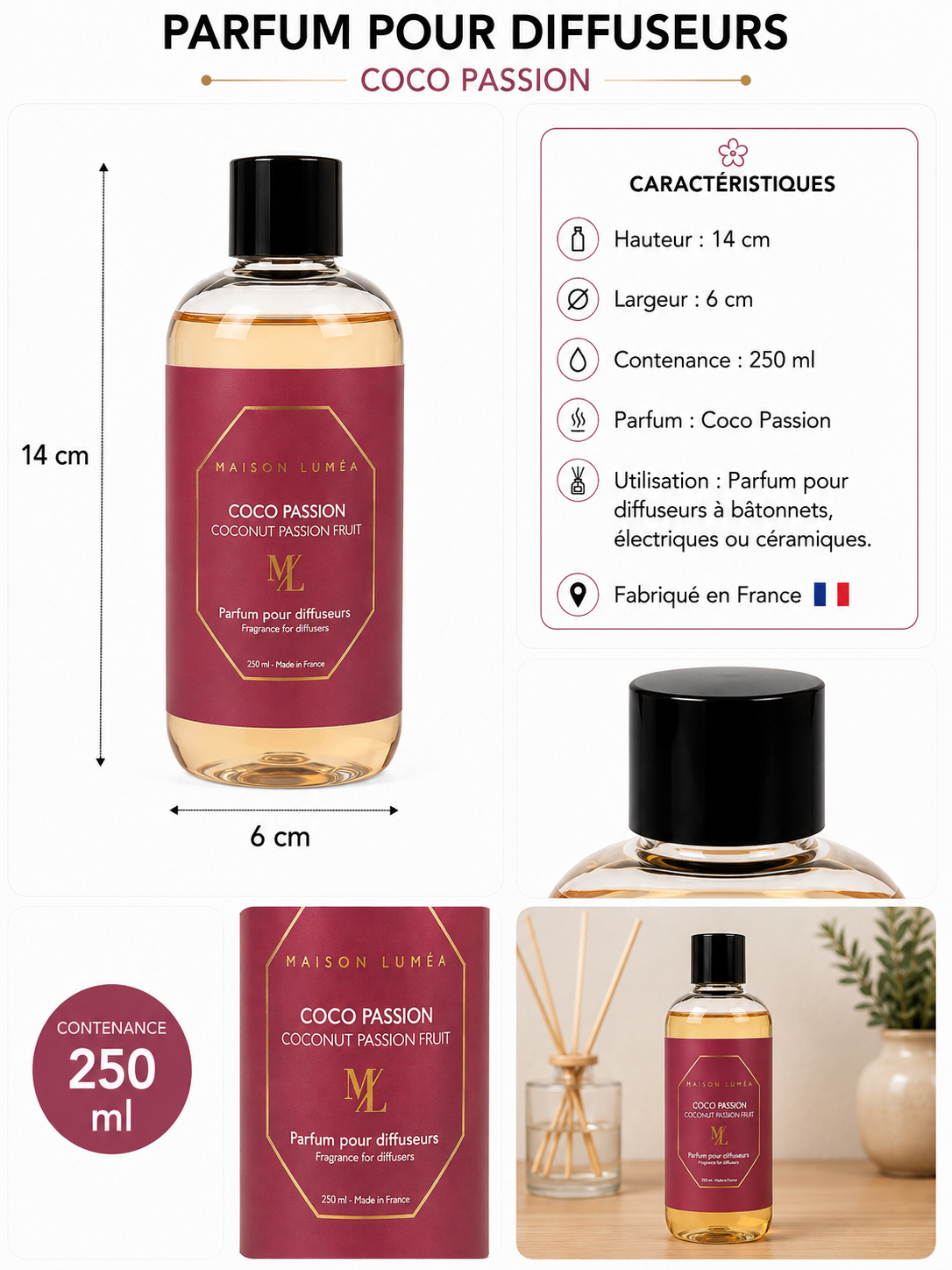 Parfum pour diffuseurs COCO PASSION