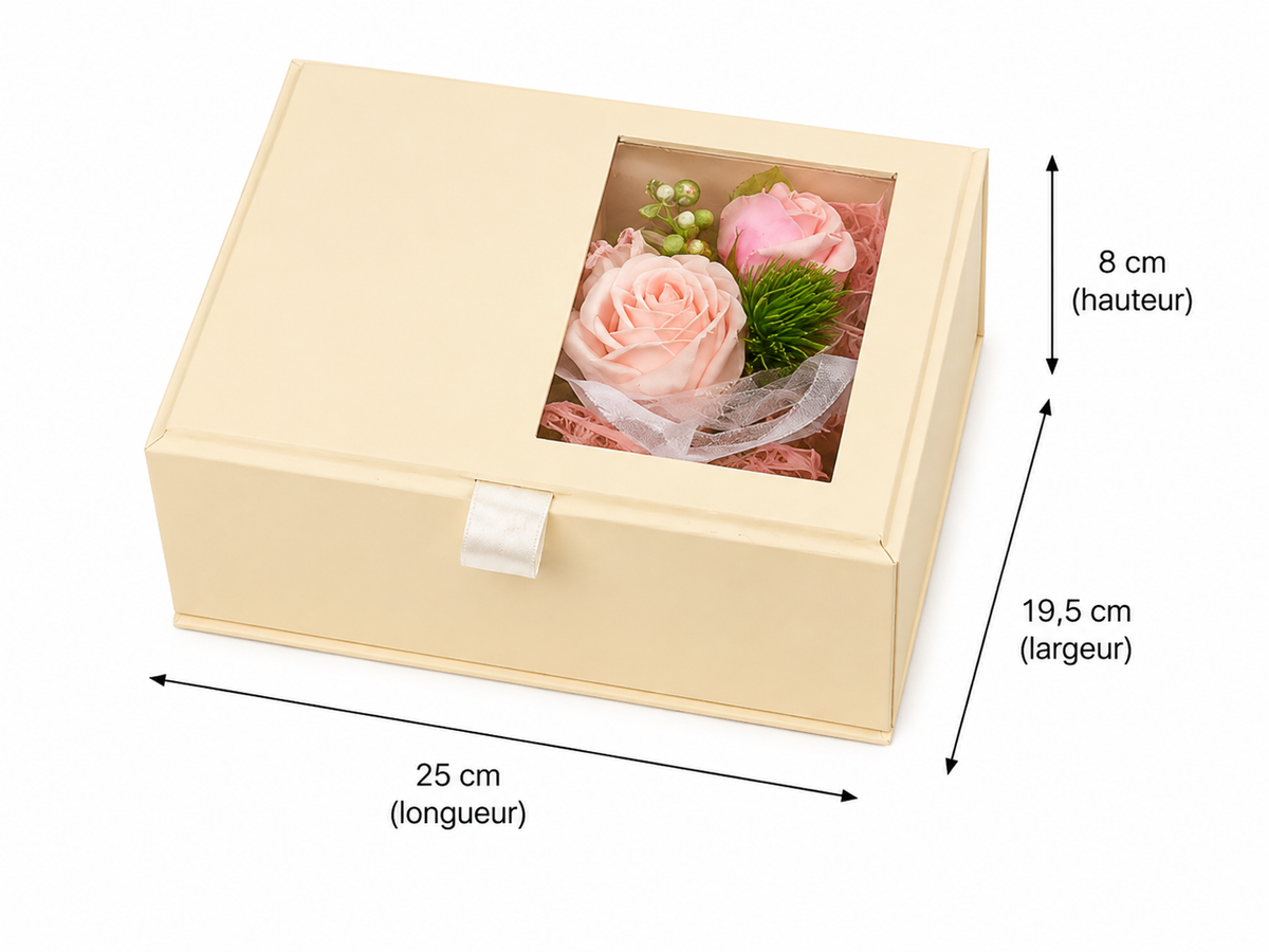Coffret Cadeau Élégance Rose Éternelle & Diffuseur Aromatique
