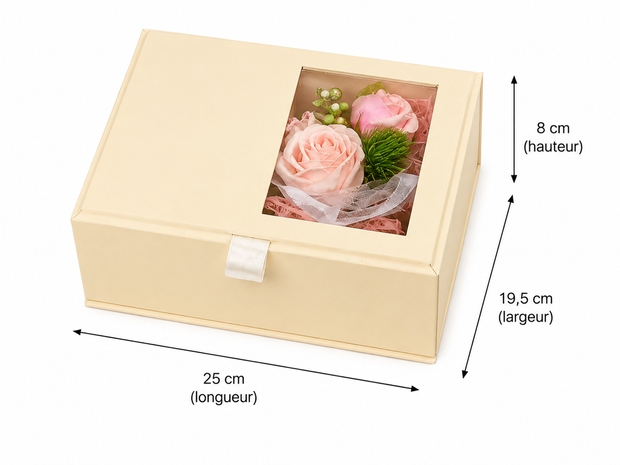 Coffret Cadeau Élégance Rose Éternelle & Diffuseur Aromatique