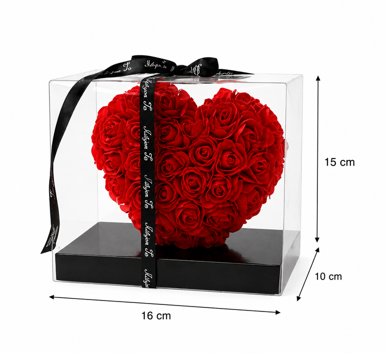 Cœur de Roses Éternelles – Love Box Prestige