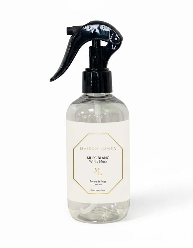 Labels de qualité – parfums sélectionnés à Grasse, fabrication artisanale, Made in France. Brume de Linge